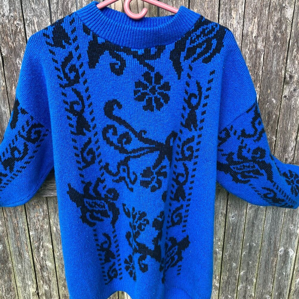 Diane VonFurstenberg vintage mock turtleneck sweater Size 22W